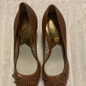 Michael Kors Tan Perforated Women's Shoes